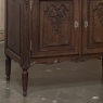 19th Century Liègeoise Louis XVI Style Solid Oak Secrétaire
