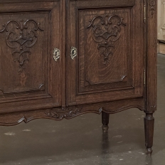 19th Century Liègeoise Louis XVI Style Solid Oak Secrétaire