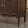19th Century Liègeoise Louis XVI Style Solid Oak Secrétaire