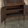 19th Century Liègeoise Louis XVI Style Solid Oak Secrétaire