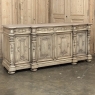 19th Century French Renaissance Revival Buffet in Solid Stripped Oak