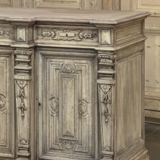19th Century French Renaissance Revival Buffet in Solid Stripped Oak