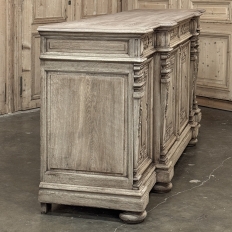 19th Century French Renaissance Revival Buffet in Solid Stripped Oak