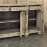 19th Century French Renaissance Revival Buffet in Solid Stripped Oak