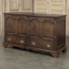 18th Century English Oak Mule Sideboard ~ Chest