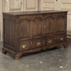 18th Century English Oak Mule Sideboard ~ Chest