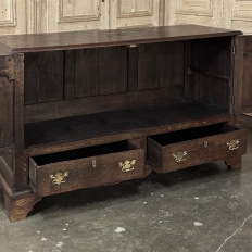 18th Century English Oak Mule Sideboard ~ Chest