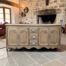18th Century Country French Buffet ~ Enfilade in Stripped Oak