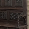 19th Century French Gothic Hall Bench with Trunk
