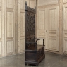 19th Century French Gothic Hall Bench with Trunk