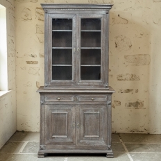 19th Century Louis Philippe Cerused Oak Bookcase