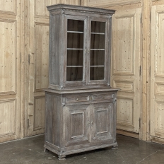 19th Century Louis Philippe Cerused Oak Bookcase