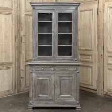 19th Century Louis Philippe Cerused Oak Bookcase