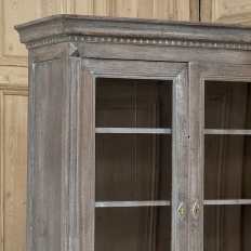 19th Century Louis Philippe Cerused Oak Bookcase