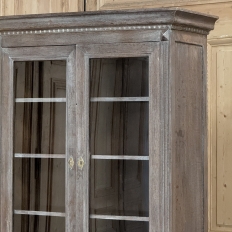 19th Century Louis Philippe Cerused Oak Bookcase