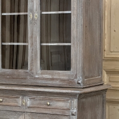 19th Century Louis Philippe Cerused Oak Bookcase