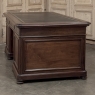 19th Century French Louis Philippe Period Executive Desk in Mahogany with Leather Top
