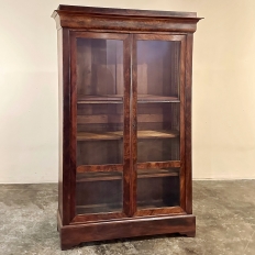 19th Century French Louis Philippe Period Mahogany Bookcase