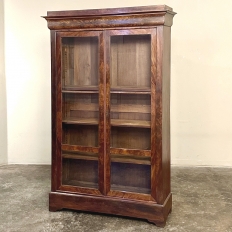 19th Century French Louis Philippe Period Mahogany Bookcase