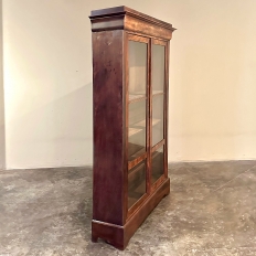 19th Century French Louis Philippe Period Mahogany Bookcase