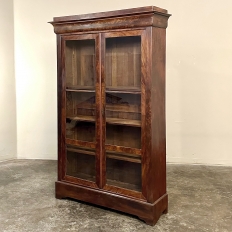 19th Century French Louis Philippe Period Mahogany Bookcase