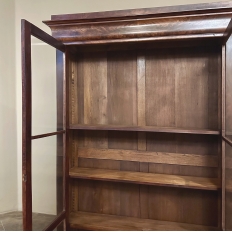 19th Century French Louis Philippe Period Mahogany Bookcase