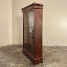 19th Century French Louis Philippe Period Mahogany Bookcase