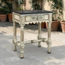 19th Century Italian Neoclassical Painted Marble Top End Table