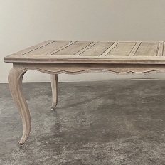 Antique Country French Stripped Fruitwood Dining Table