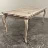 Antique Country French Stripped Fruitwood Dining Table