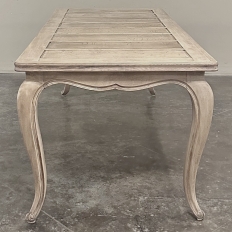 Antique Country French Stripped Fruitwood Dining Table
