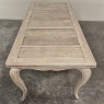 Antique Country French Stripped Fruitwood Dining Table