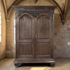 Grand 18th Century Country French Louis XIV Armoire