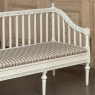 18th Century Swedish Gustavian Painted Settee ~ Neoclassical Design