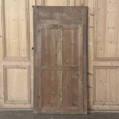 19th Century French Louis XVI Painted and Gilded Trumeau Mirror