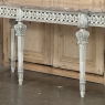 Neoclassical Italian Painted and Carved Wood Console with Marble Top ~ Louis XVI Style