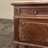 Antique French Louis XVI Rosewood Marble Top Nightstand