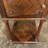 Antique French Louis XVI Rosewood Marble Top Nightstand