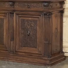 19th Century Grand French Renaissance Walnut Bookcase