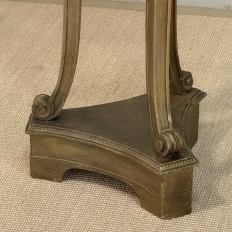 19th Century French Louis XVI Giltwood Marble Top Pedestal