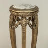 19th Century French Louis XVI Giltwood Marble Top Pedestal
