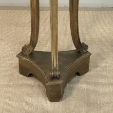 19th Century French Louis XVI Giltwood Marble Top Pedestal