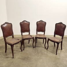 Set of Four French Louis XV Side Chairs ~ Dining Chairs