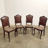 Set of Four French Louis XV Side Chairs ~ Dining Chairs