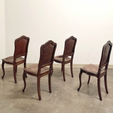 Set of Four French Louis XV Side Chairs ~ Dining Chairs