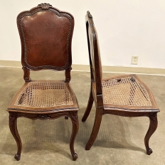 Set of Four French Louis XV Side Chairs ~ Dining Chairs