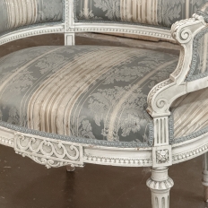 Pair of Louis XVI Painted Bergères ~ Paris