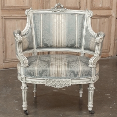 Pair of Louis XVI Painted Bergères ~ Paris