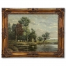 Framed Oil Painting on Canvas by George Roelandt (