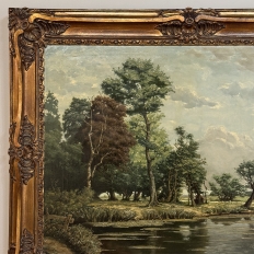 Framed Oil Painting on Canvas by George Roelandt (